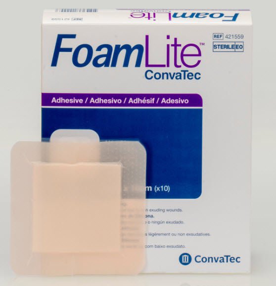 FoamLite™ Thin Foam Dressing, 4 x 4 Inch, EA/1