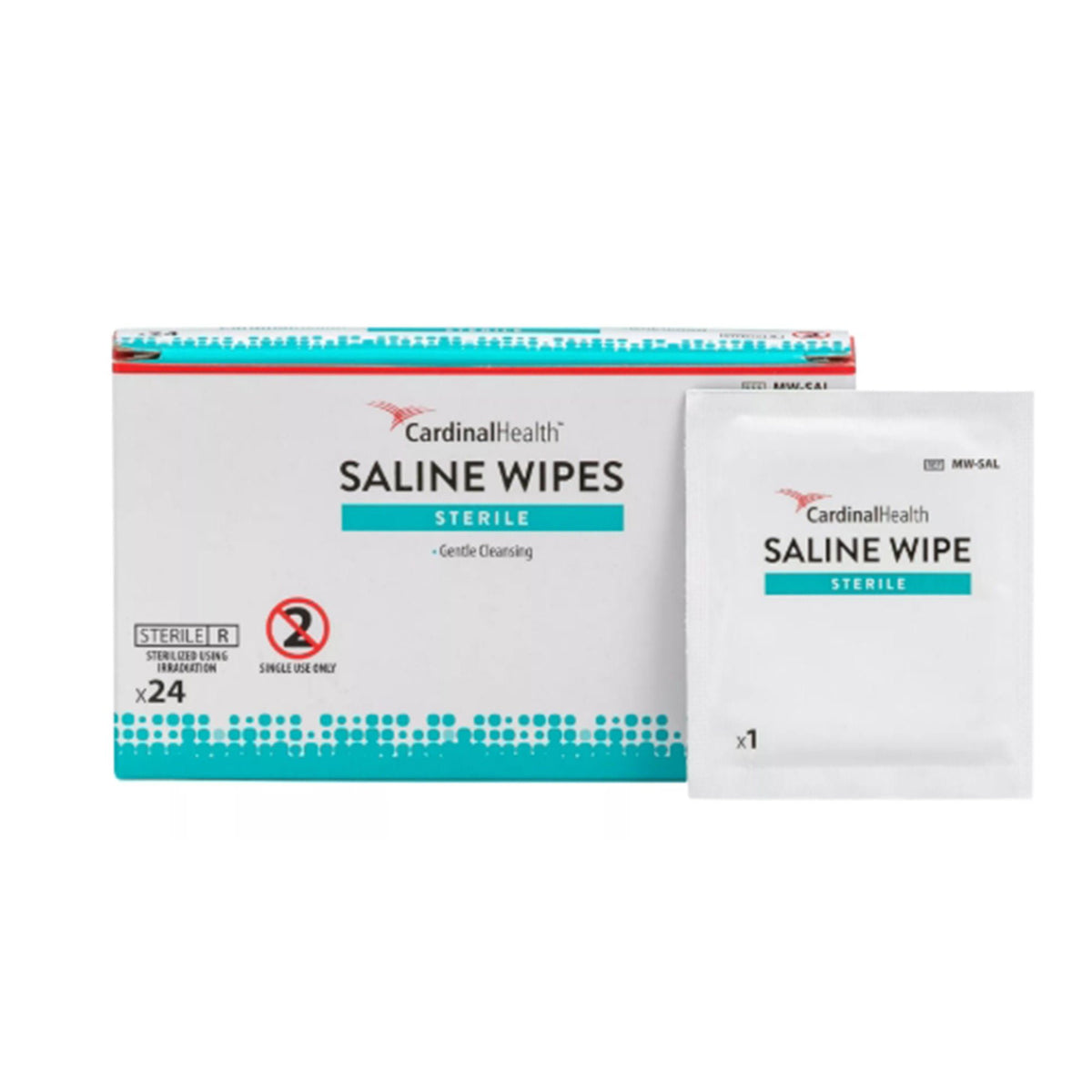 WIPE, SKIN PREP SALINE STR 9CMX9CM (24/BX 100BX/CS), BX/24