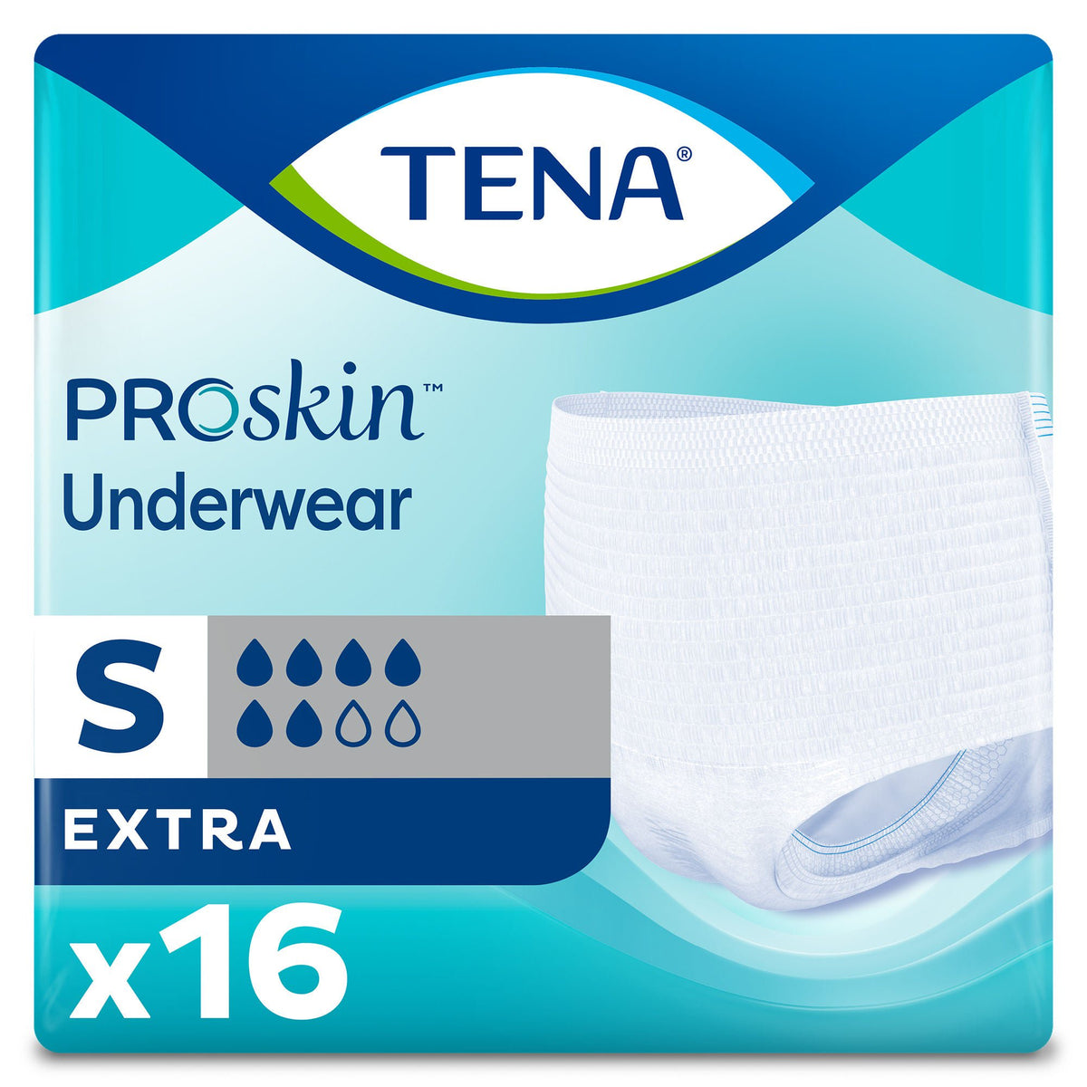 Tena® ProSkin™ Extra Absorbent Underwear, Small, CS/64