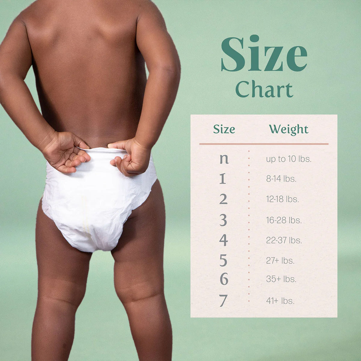 Earth & Eden Sensitive Baby Diapers, Size 4 for Babies Weighing 22 – 37 lbs.