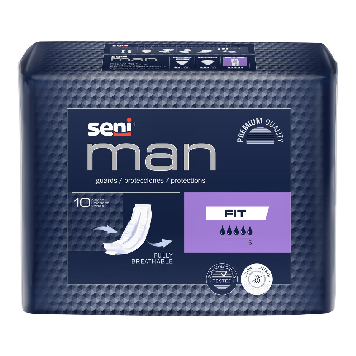 Seni® Man Fit Bladder Control Guards, PK/10