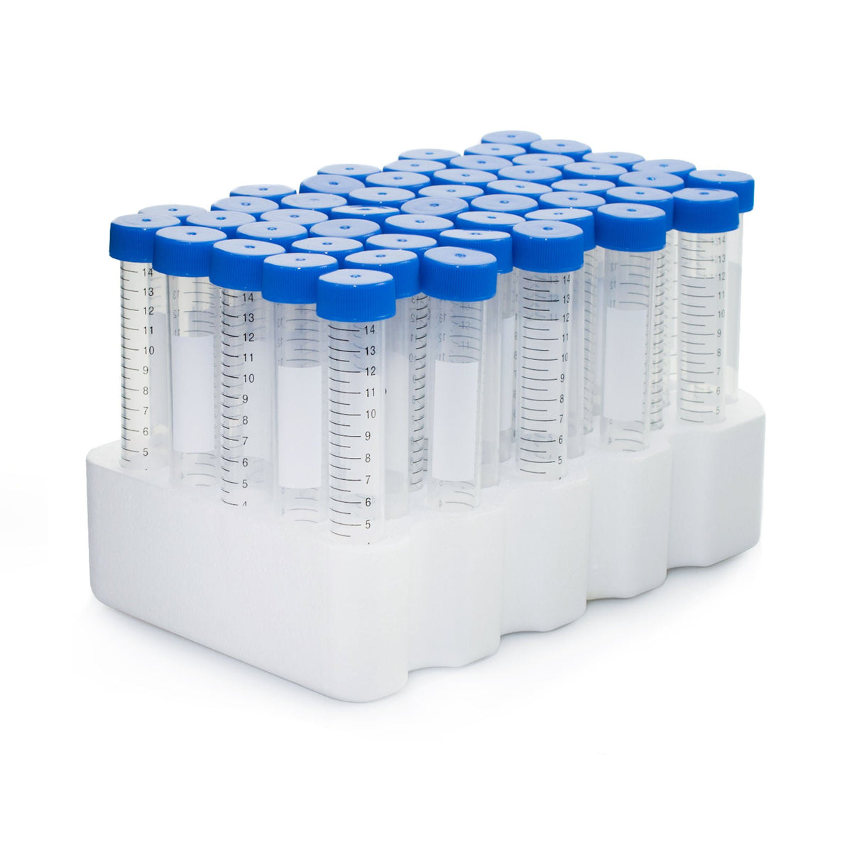 McKesson Centrifuge Tube, 15 mL, 17 x 120 mm, Blue Screw Cap, CS/500