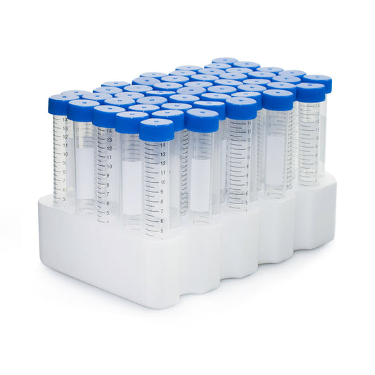 McKesson Centrifuge Tube, 15 mL, 17 x 120 mm, Blue Screw Cap, CS/500