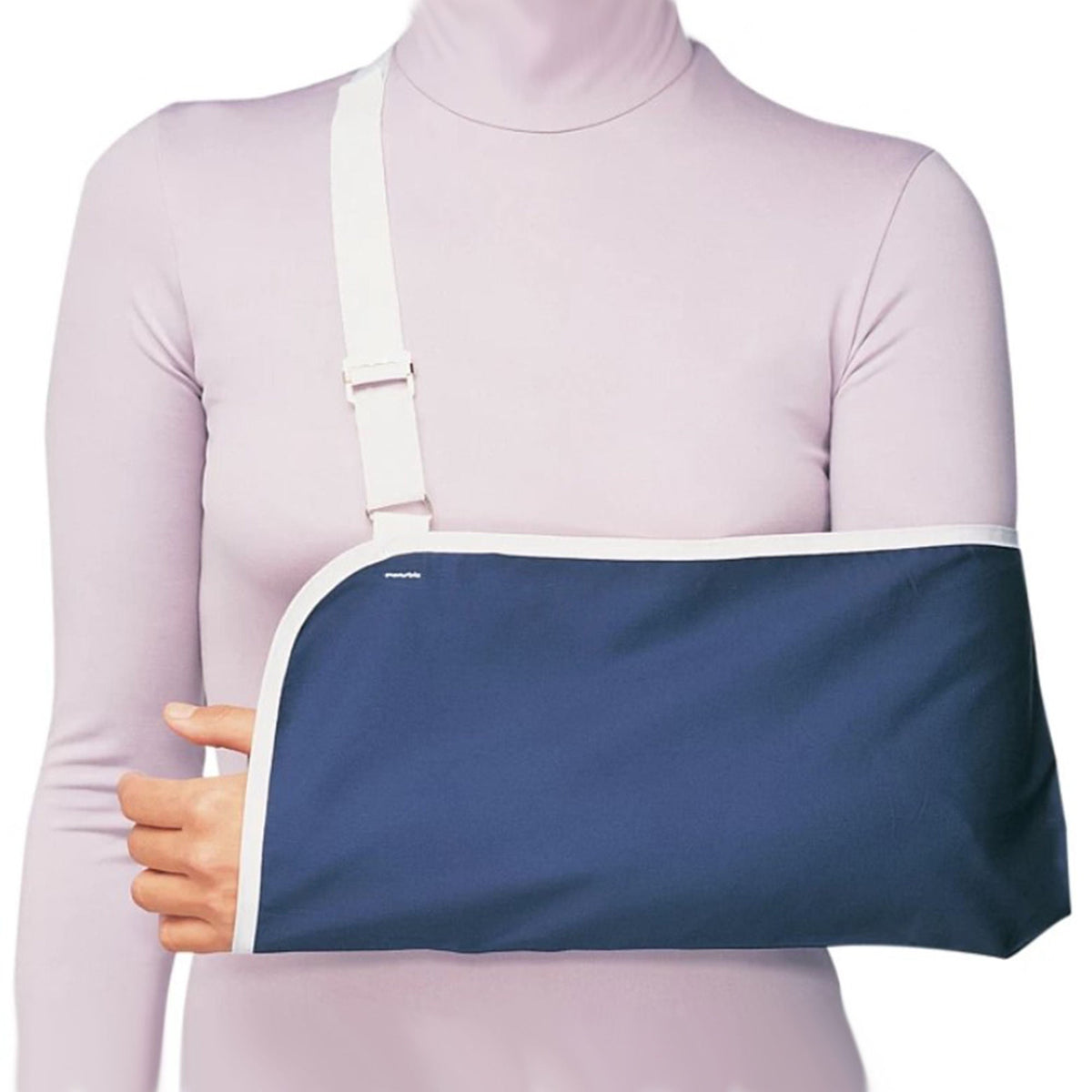 ProCare® Deep Pocket Economy Blue / White Polyester / Cotton Arm Sling, Large, EA/1