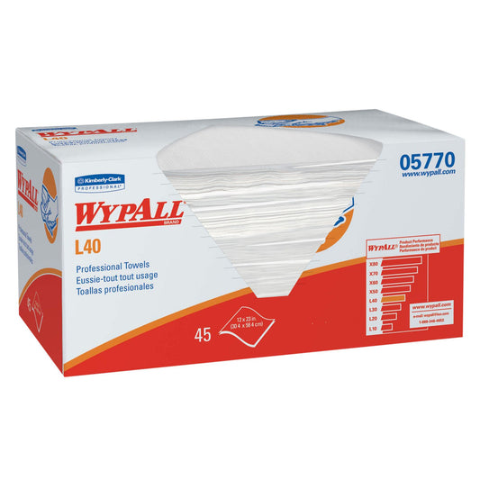 WypAll® PowerClean™ L40 Multipurpose Task Wipe, 12 x 23 Inch, BX/1