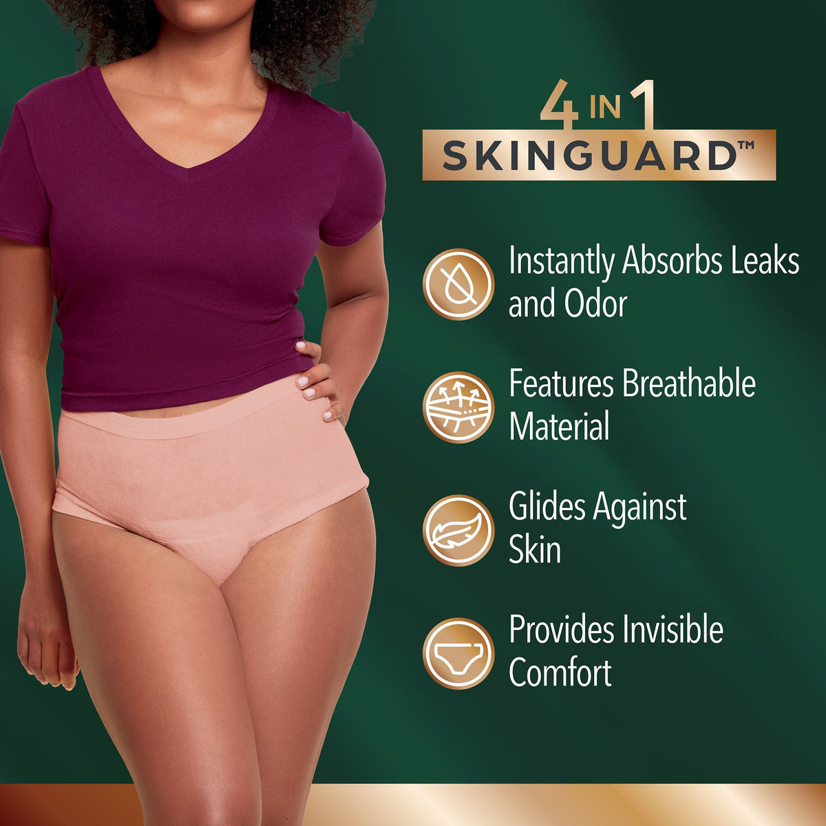 Depend® Silhouette® Maximum Absorbency Underwear, Small