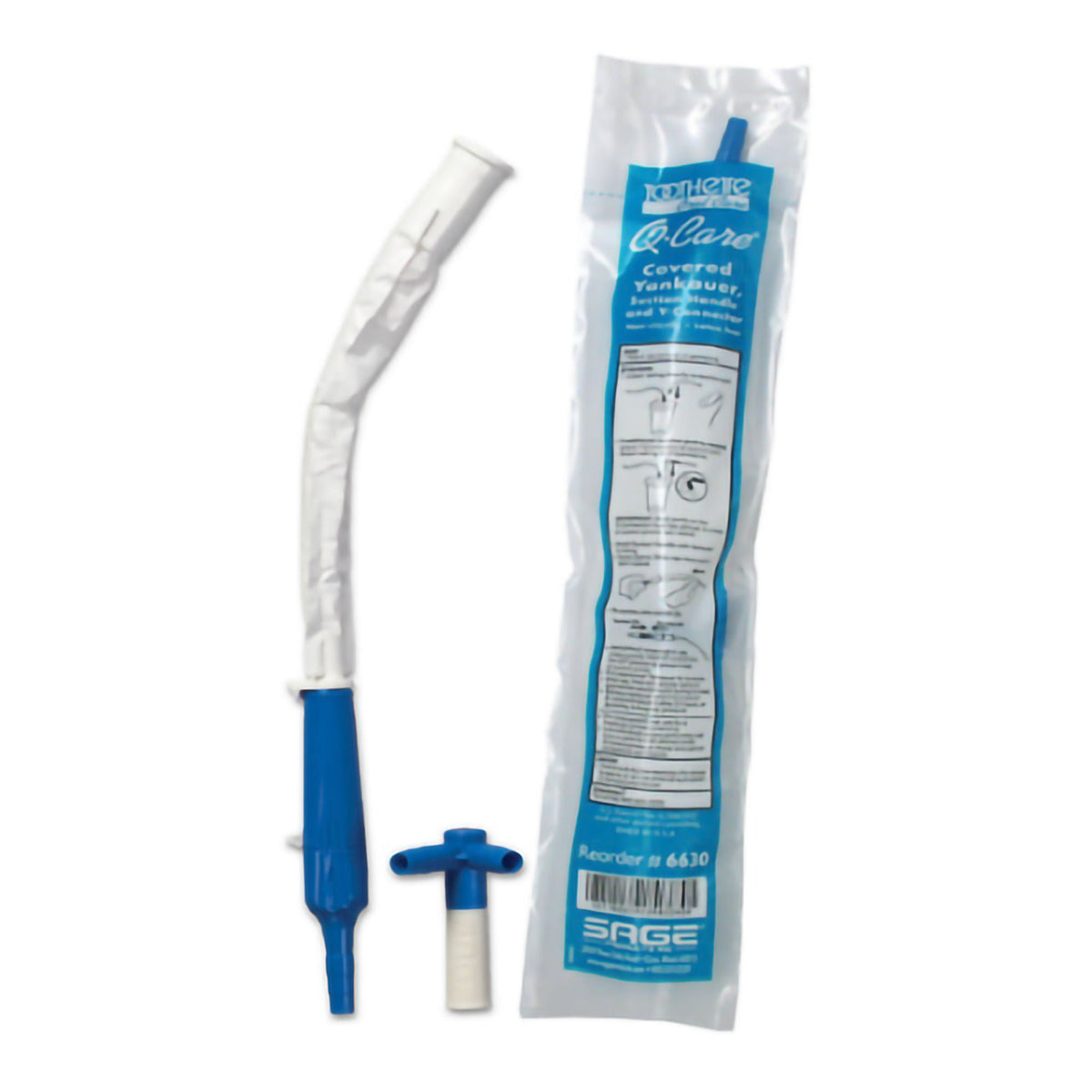 Q•CARE® Suction Handle and Covered Yankauer with Y-Connector, KT/1