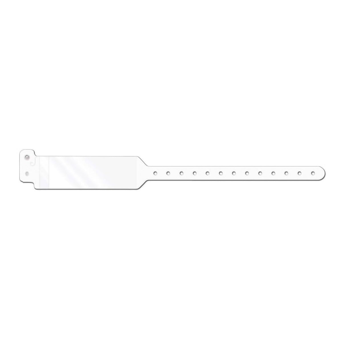 Conf-id-ent™ Identification Wristband with Shield, 11-3/4 Inch x 1-1/4, White, CS/500