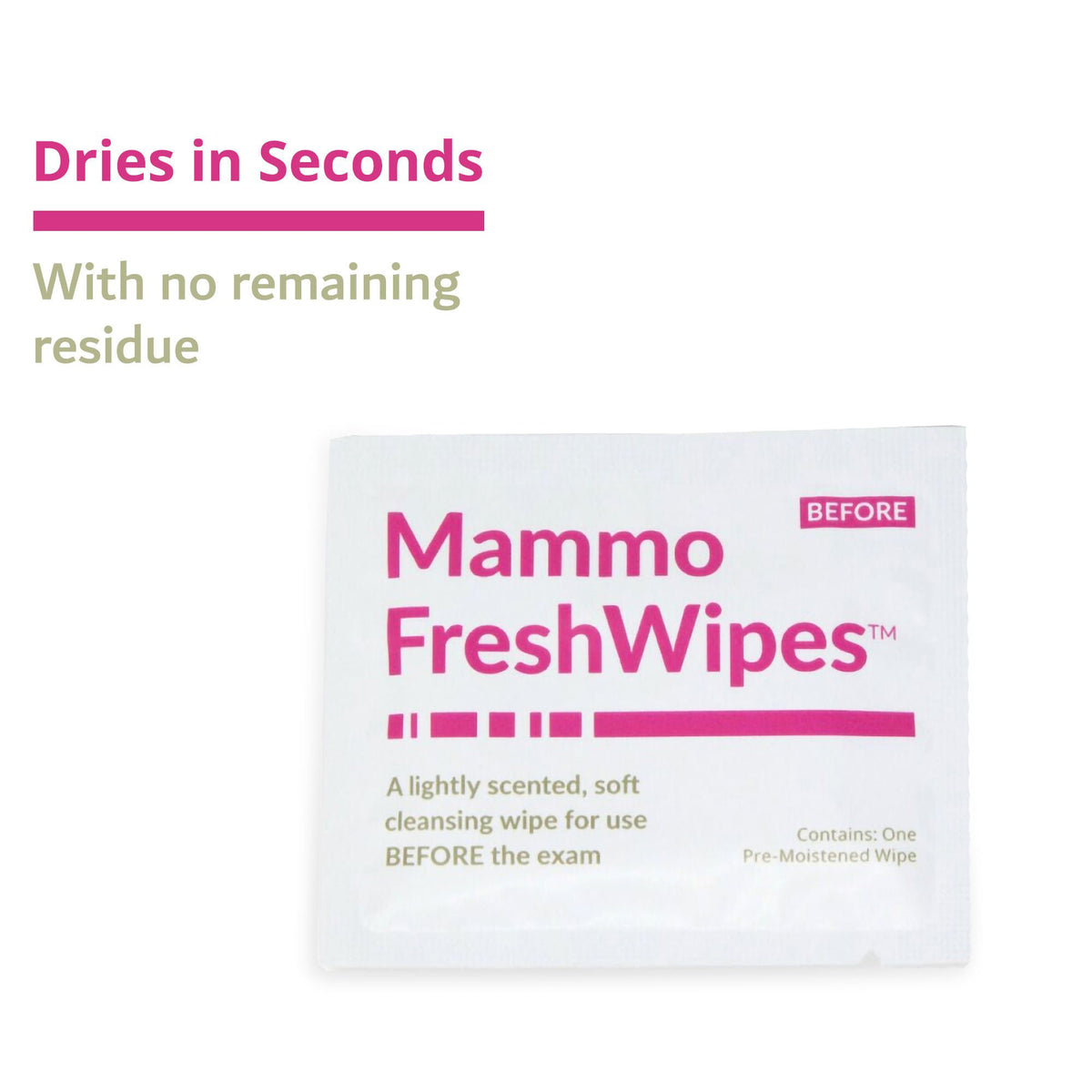 Mammo Freshwipes™ Mammography Cleansing Towelette