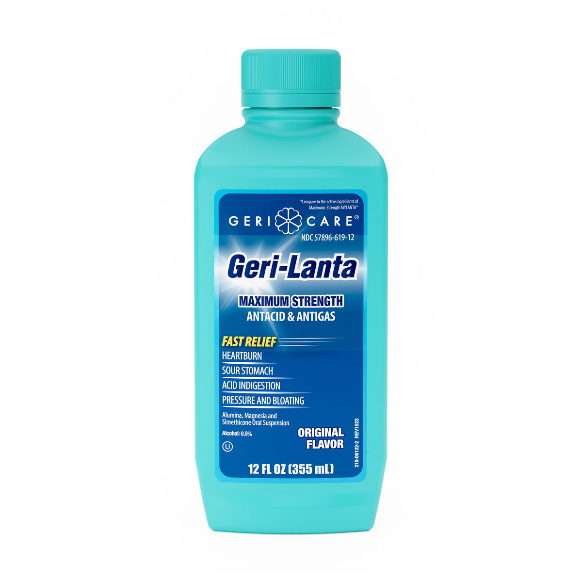 Geri-Care® Maximum Strength Antacid Oral Suspension, 12-ounce bottle, CS/12