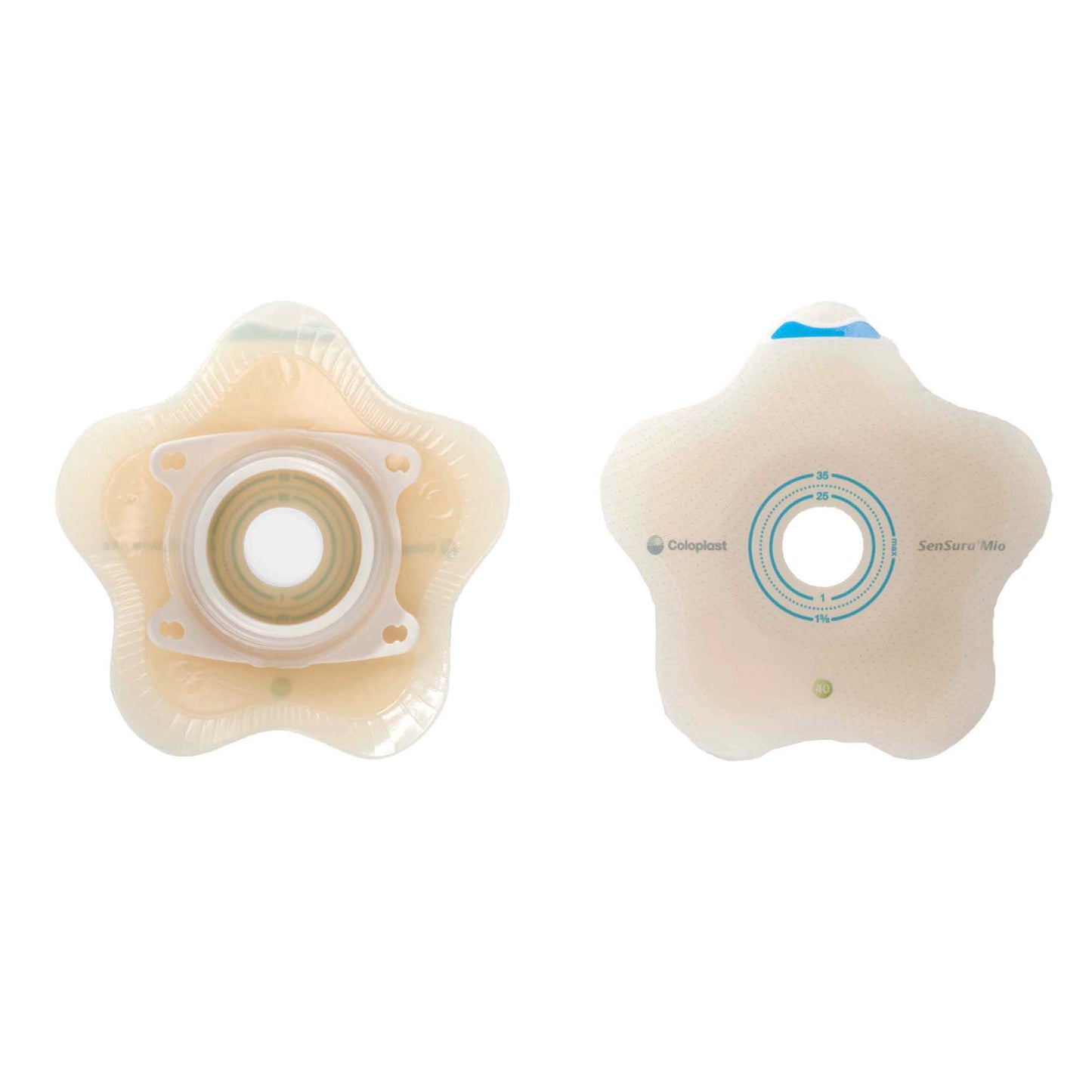 BARRIER, OSTOMY SENSURA MIO CLICK 2PC PRECUT RED 1" (5/BX)