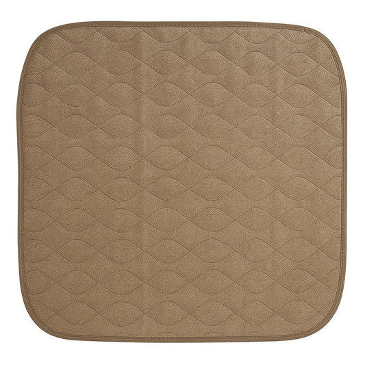 Beck's Classic Decorative Chair Pad, Re-Usable, Brown, 21" x 22"