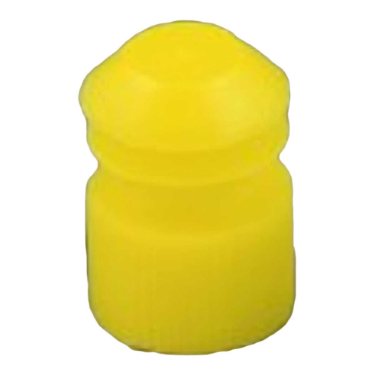 McKesson Flanged Plug Cap, Yellow. Polyethylene, for Use with 13 mm Tubes, BG/1000