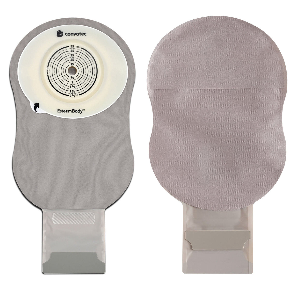 POUCH, OST DRAINABLE CUTFIT BARR OPAQ 10-35MM 11" (10/BX)