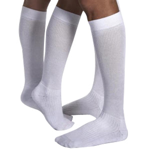 JOBST ActiveWear Knee-High Extra Firm Compression Socks Medium, White