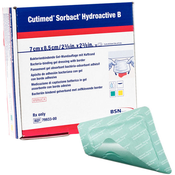Cutimed Sorbact Hydroactive B Hydrogel Dressing, 2 - 3/4" x 2 - 3/8"