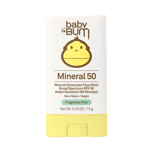 Baby Bum SPF 50 Mineral Sunscreen Face Stick .45 oz