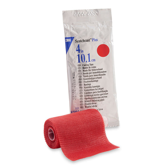 3M™ Scotchcast™ Plus Red Cast Tape, 4 Inch x 4 Yard