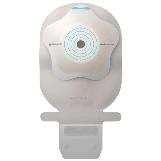 POUCH, OSTOMY SENSURA MIO DRN W/WINDOW PRECUT 1" (10/BX )