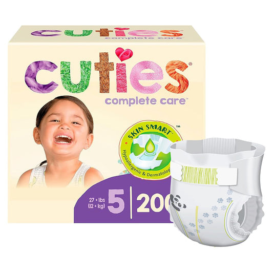Cuties® Complete Care Diapers for Children, 27+ lbs.