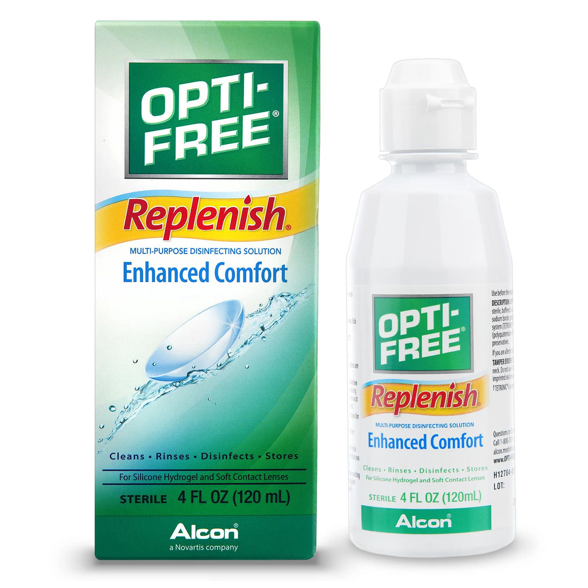 Opti Free® Replenish® Enhanced Comfort Multi-Purpose Disinfecting Solution, EA/1
