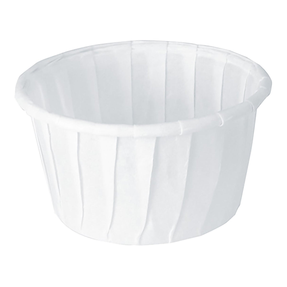 Solo Paper Soufflé Cup, White, 1.25-ounce capacity, SL/250