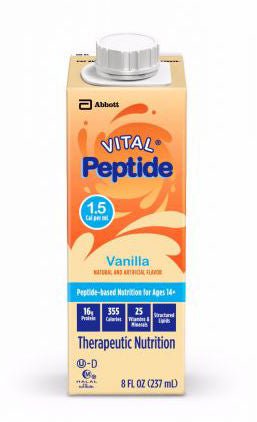 Vital® Peptide 1.5 Vanilla Therapeutic Nutrition, 8-ounce carton, EA/1
