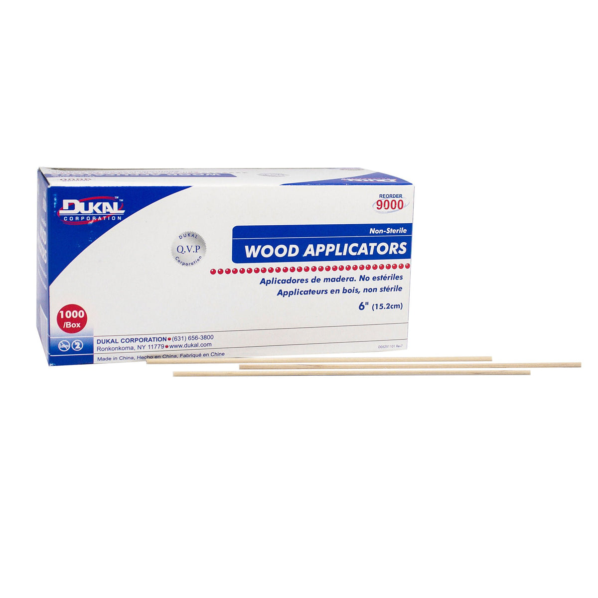 Dukal Applicator Stick, 6 Inch, BX/1