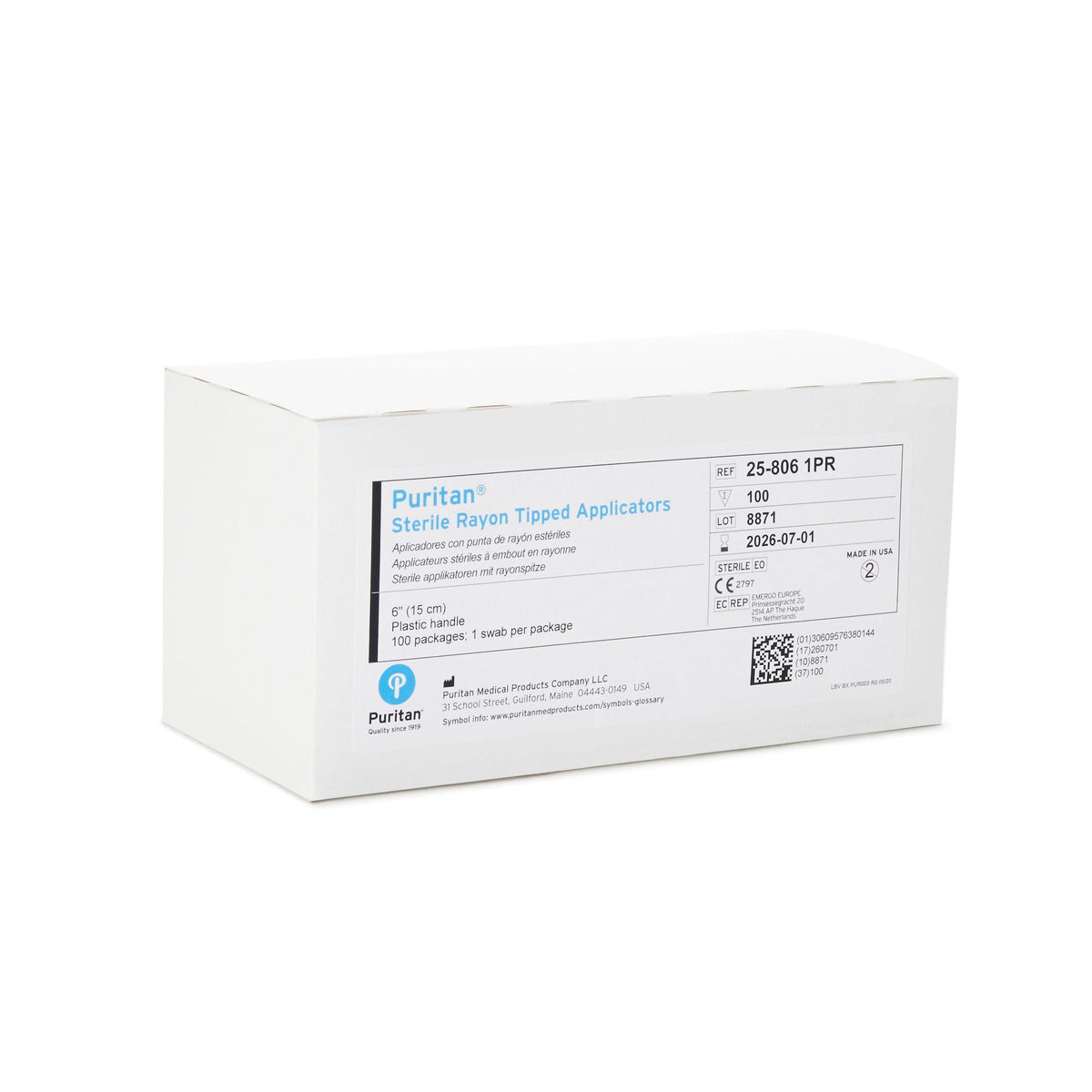 Puritan® Specimen Collection Swab, 6-Inch Length