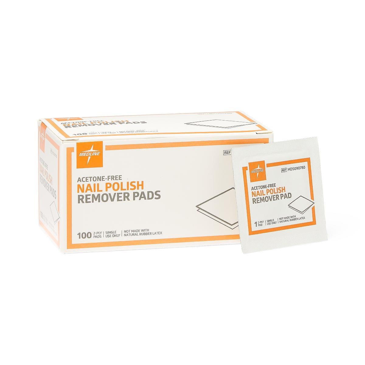 PAD, NAIL POLISH REMOVER (100/BX 10BX/CS), BX/100