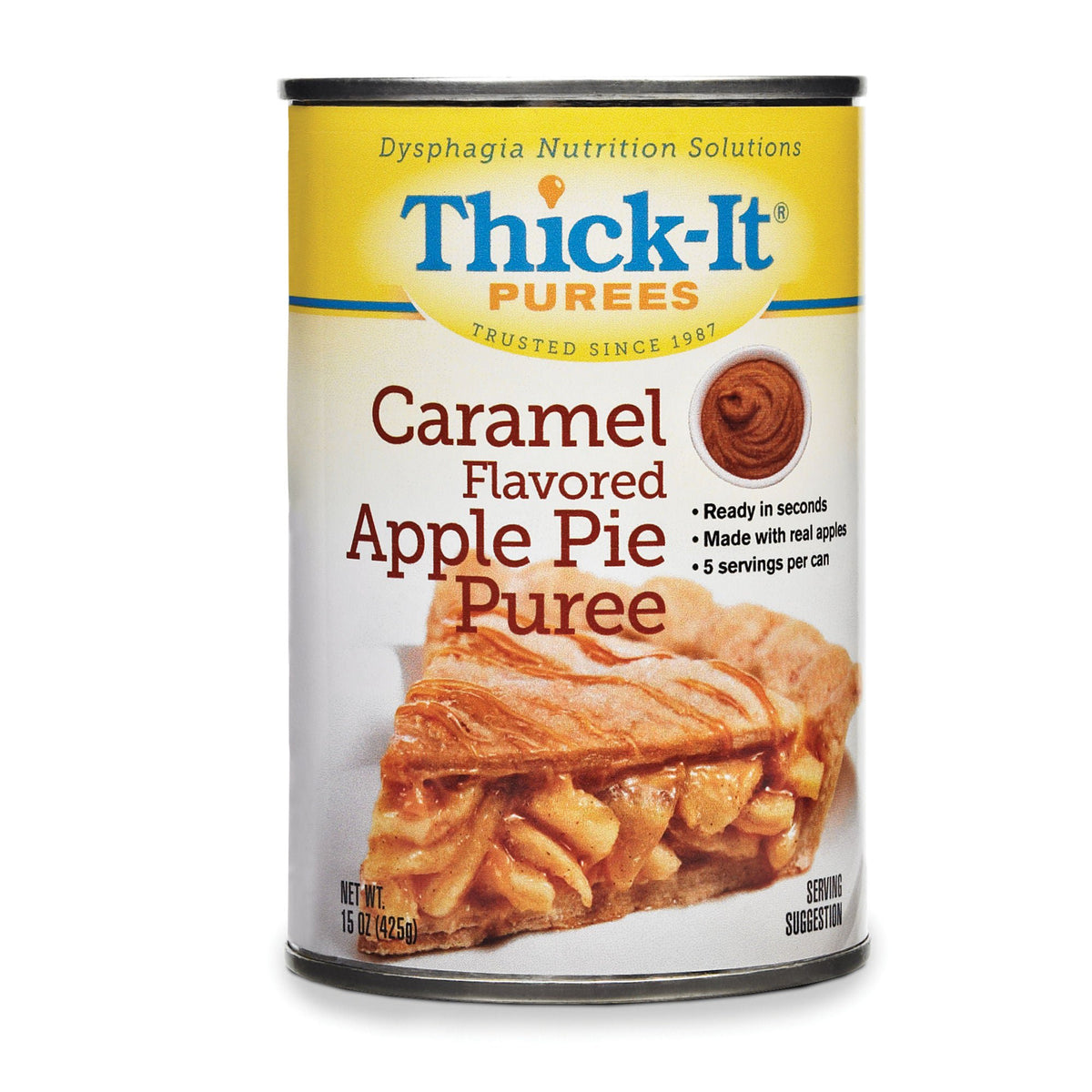 Thick-It® Purée Caramel Apple Pie Thickened Food, 15-ounce Can, EA/1