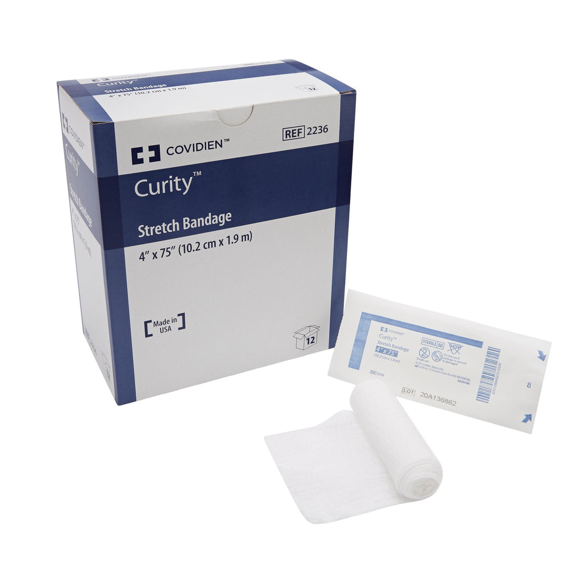 Curity™ Sterile Conforming Bandage, 4 x 75 Inch, One-Ply, BG/12