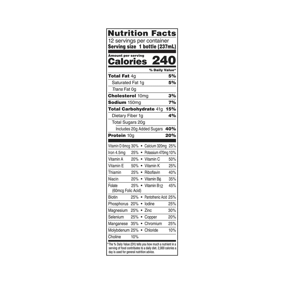 Boost® Original Vanilla Balanced Nutritional Drink, 8-ounce bottle