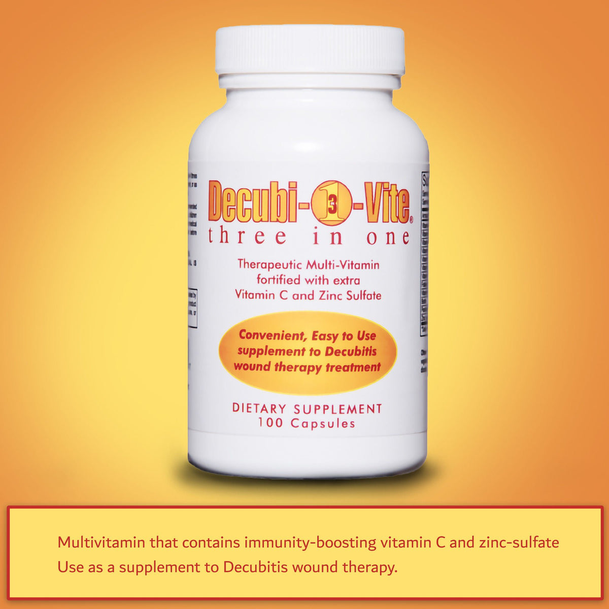 Decubi-Vite® Three In One Multivitamin Supplement