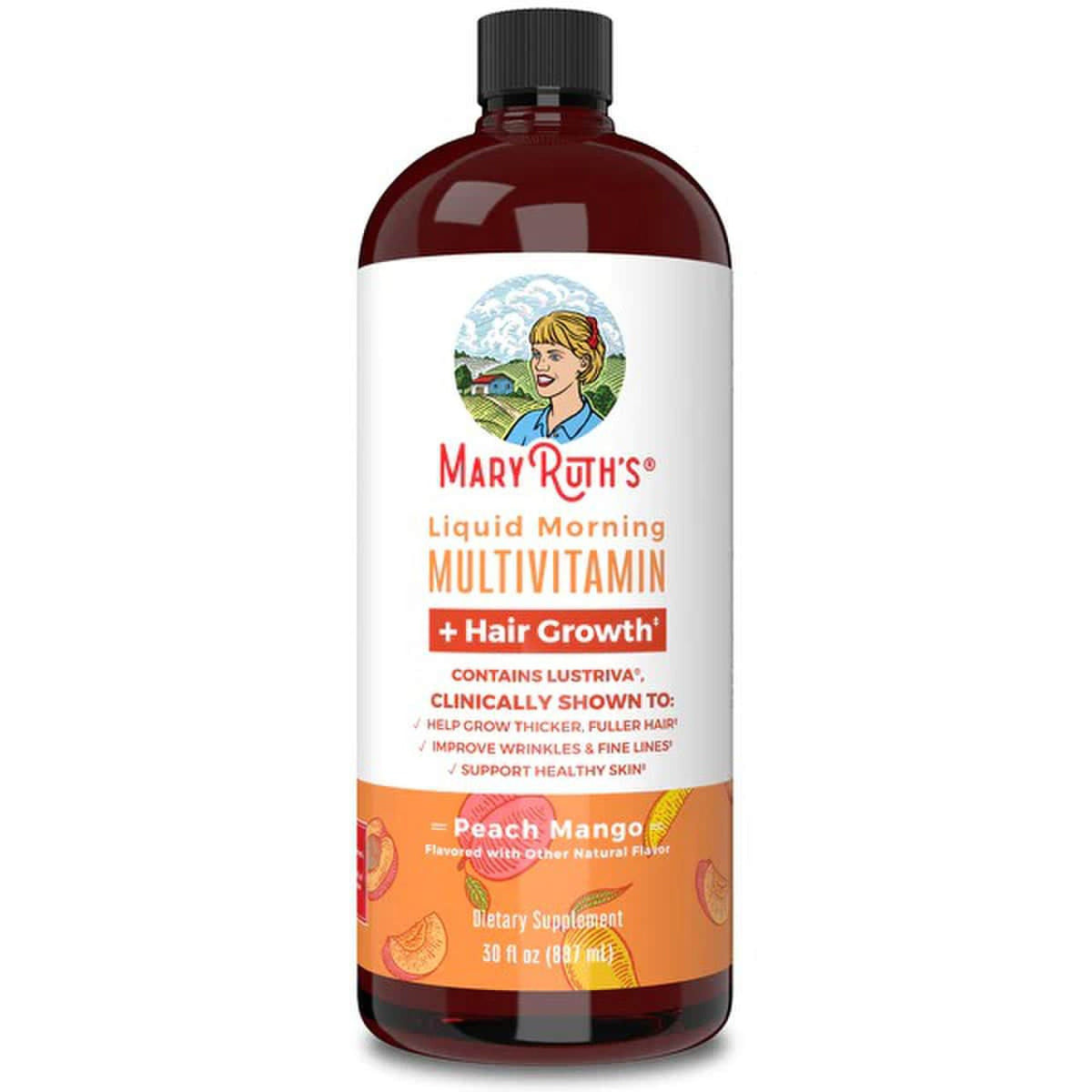 SUPPLEMENT, LIQ MORNING MULTIVITMN + HAIR GROWTH 30OZ (6/CS), EA/1