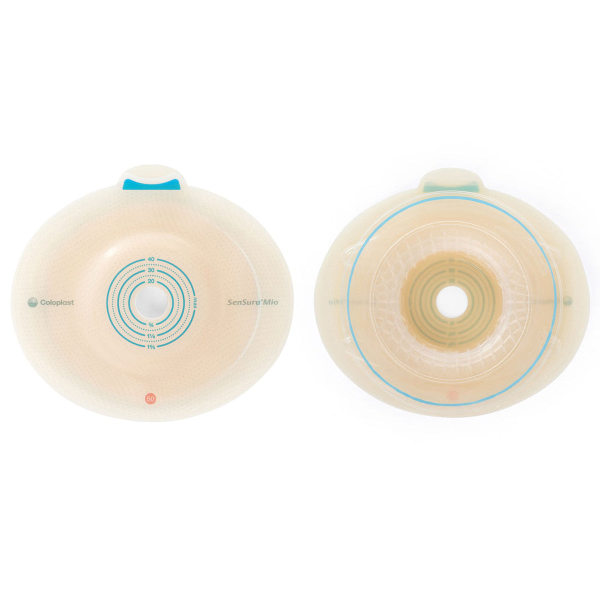 SenSura® Mio Convex Ostomy Barrier, Trim to Fit 15 – 40 mm, Red Match