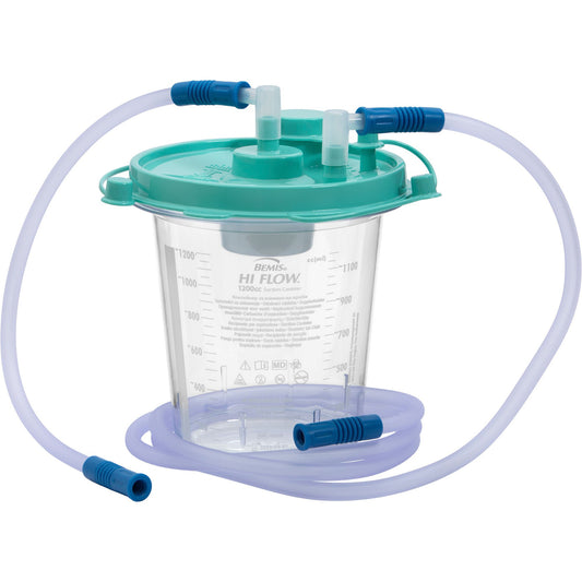 Hi-Flow™ Suction Canister Kit for use w/ Bemis Quick-Drain™ Systems, 1200 mL, EA/1