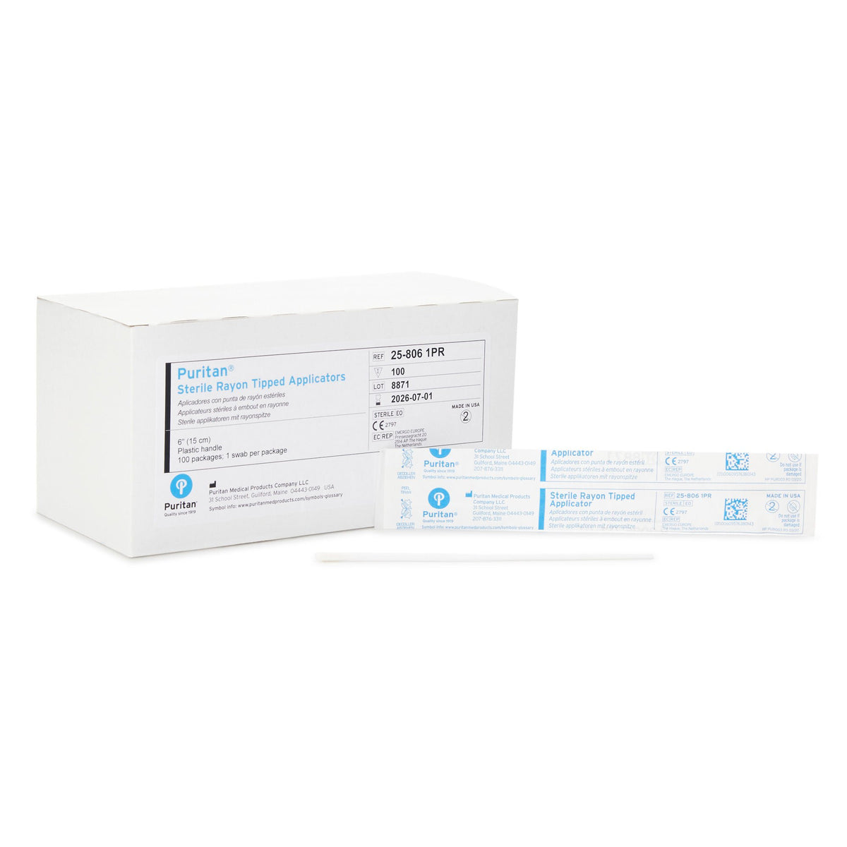 Puritan® Specimen Collection Swab, 6-Inch Length