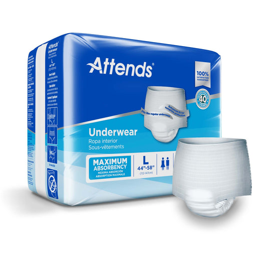 Attends® Extra Absorbency Underwear, Large, BG/1