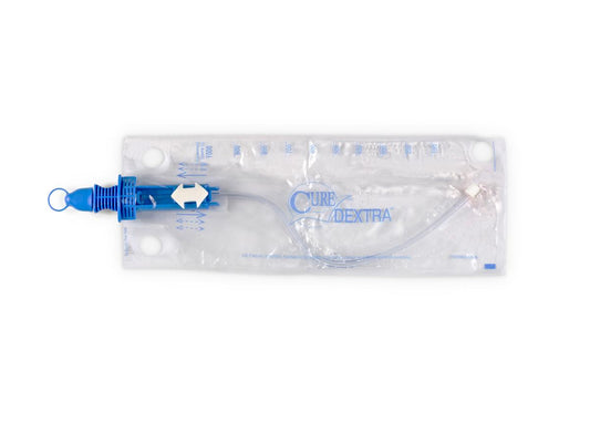 Cure Dextra Closed System, Straight Tip, 12 FR