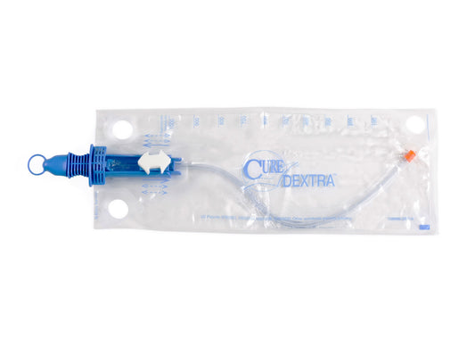 Cure Dextra Closed System, Straight Tip, 16 FR