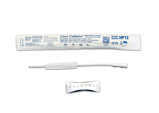 Hydrophilic Cure Catheter, 10" Pediatric, Straight Tip, 12 FR