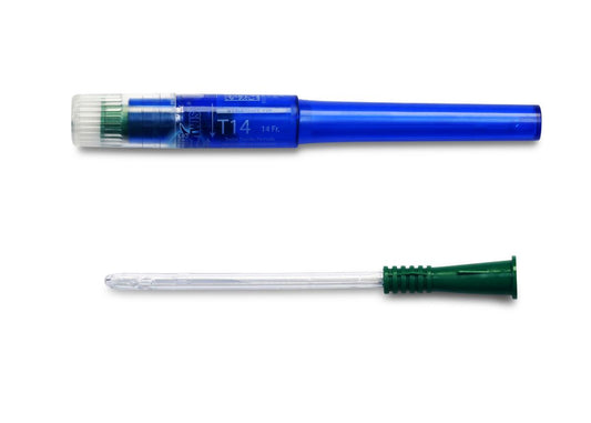 Cure Twist Female Intermittent Catheter, 6" Straight Tip, 14 FR