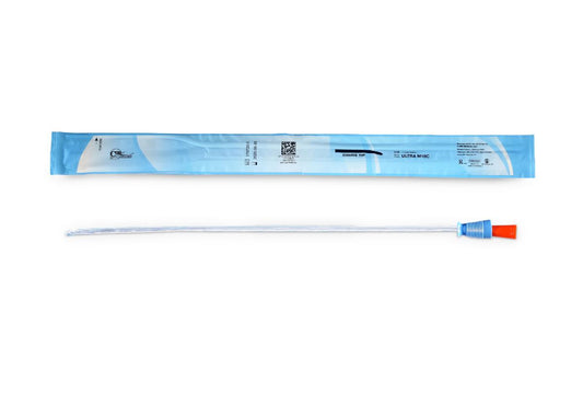Cure Ultra Male Intermittent Catheter, 16" Coude Tip, 16 FR