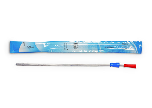 Cure Ultra Male Intermittent Catheter, 16" Straight Tip, 18 FR