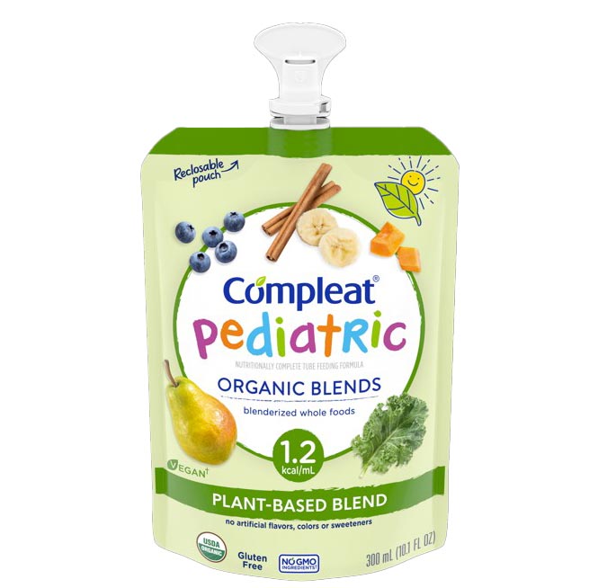 COMPLEAT Pediatric Organic Blends, Plant-Based, 10.1 oz Pouch - REPLACES CR4390011721