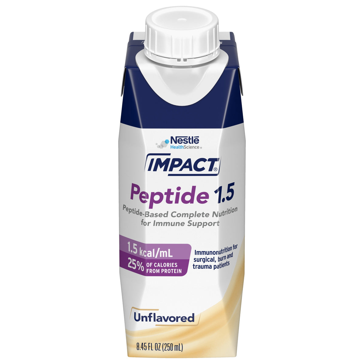 Impact Peptide 1.5 Complete Nutrition Liquid 250mL Reclosable Tetra Prisma, EA/1