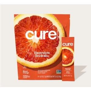 Cure Hydrating Electrolyte Mix Pouch - Blood Orange, 14 ct