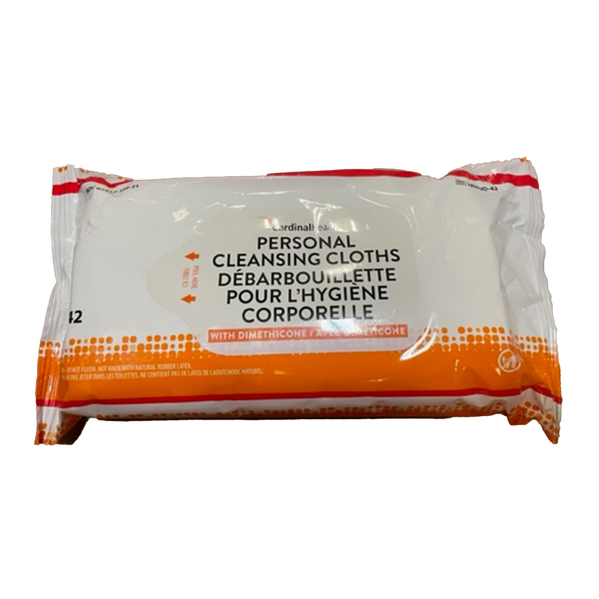 Cardinal Health™ Personal Cleansing Dimethicone Wipes, PK/42