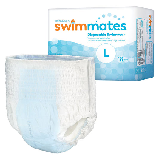 Swimmates™ Bowel Containment Swim Brief, Large, BG/18